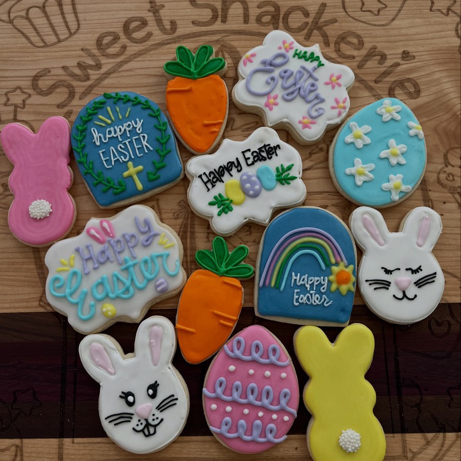 Sweet Snackerie — Easter decorated sugar cookies